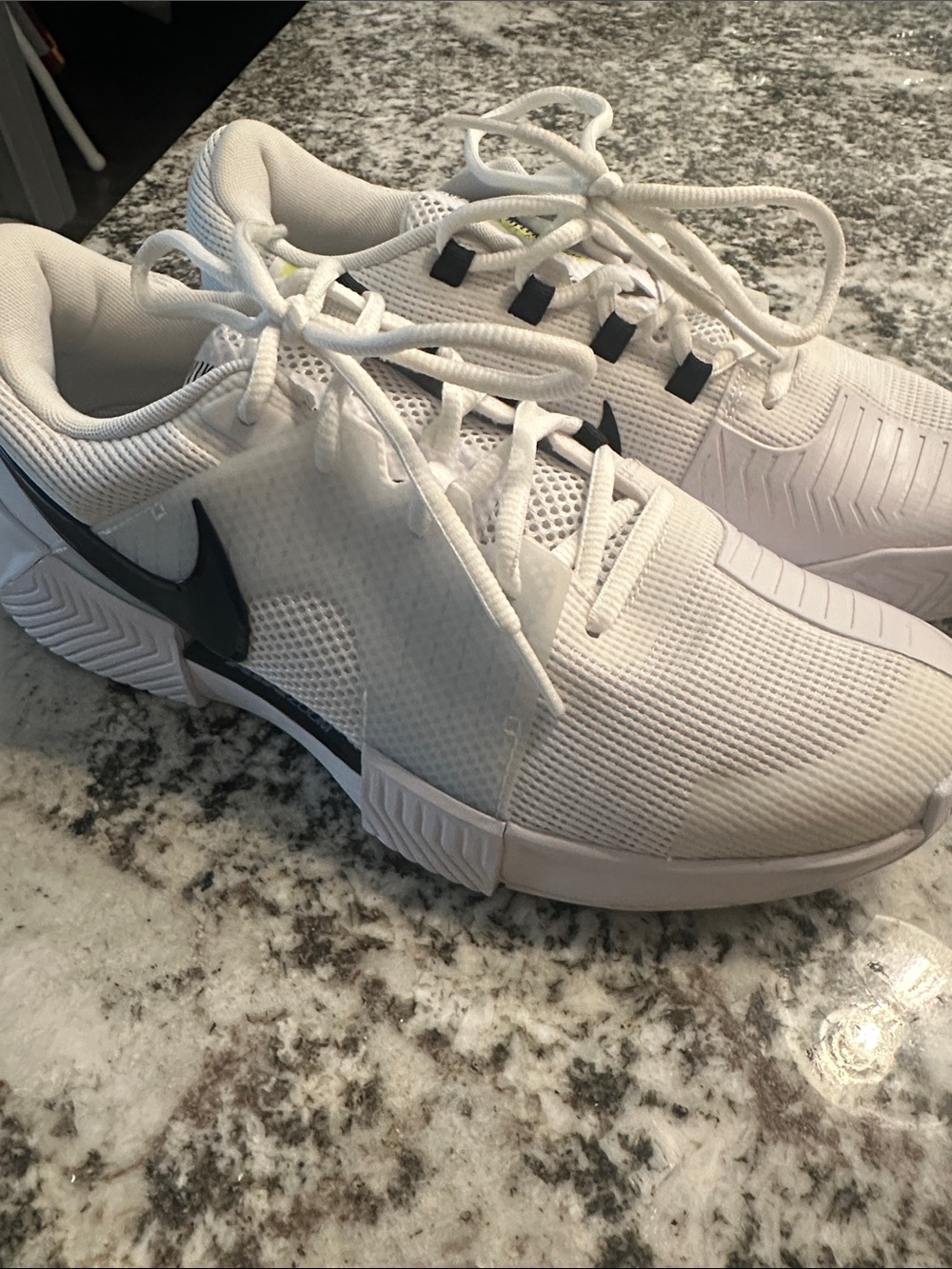 Nike Women’s White Tennis Shoes with Black Swoosh